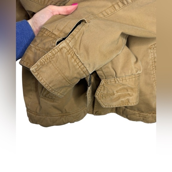 Aeropostale Men’s Chore Barn Utility Coat Full Zip Sherpa Lined Size Large - Picture 7 of 14